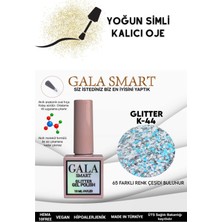 Gala Smart Yoğun Simli Glıtter Kalıcı Oje 10 ml K-44