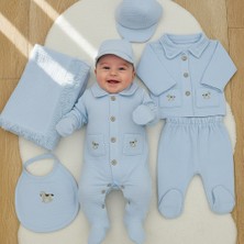 Erkek Bebek Bebly 0-3 Ay Oyuncak At Figürlü Müslin 10 Lu Set