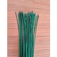 Hbs Yapay Çiçek Sapı 2mm 10 Adet Plastik Kaplı Tel Bitki Sabitleme Teli