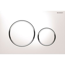 Geberit Kumanda Kapağı Sigma 01 - Çift basmalı - Beyaz