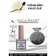 Gala Smart Yoğun Simli Glıtter Kalıcı Oje 10 ml K-63