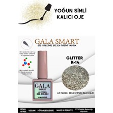 Gala Smart Yoğun Simli Glıtter Kalıcı Oje 10 ml K-14