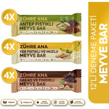 Zühre Ana Meyve Bar Deneme Paketi 35 gr x 12 Adet 3 Çeşit