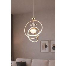Ünal Aydınlatma Topaç 30 cm Gold LED Sarkıt Avize