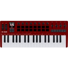 M-Vave Smk 37 Pro Midi Klavye Kırmızı