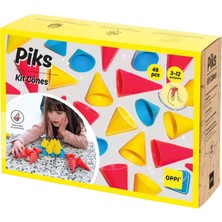 Oppi Piks Yapı ve Denge Oyunu Koni 48 Parça