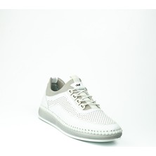 Voyager Z092 Beyaz Deri  Günlük Kadın Ayakkabı