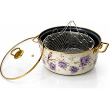 Pr Home Fiorella Emaye Kızartma Tenceresi 18 cm