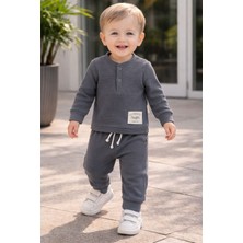 Minitex Waffle Kumaş Mevsimlik Bebe Takım