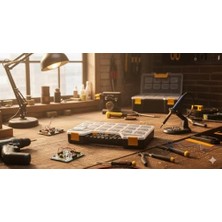 Storemax Organizer Box 18 Bölmeli | Dayanıklı Düzenleyici Saklama Kutusu | Vida, Somun, El Aletleri, Balık Malzemesi Organizeri