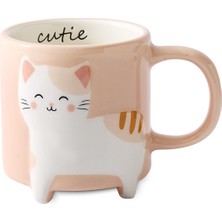 Aryıldız Aryıldz Animal Kedi Figürlü Kupa 320ML 2788284