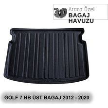 Elorcar Volkswagen Golf 7 Hb Üst Bagaj 2012 - 2020 3D Bagaj Havuzu