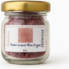 Poyrish Pembe Granül Mum Boyası 10 gr