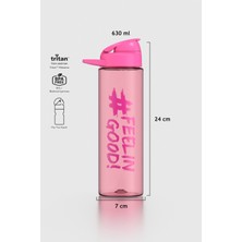 Renga Lidya Feelin Good Desen 630 ml Tritan Matara 912033 Fuşya