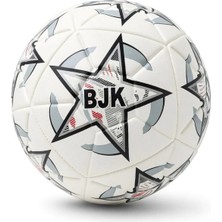 Beşiktaş Yeni Koleksiyon Match Serisi Lisanslı 32 Panel Dikişli 5 Numaralı Futbol Topu Beyaz