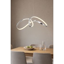 Ünal Aydınlatma Sonsuz 80 cm Krom LED Sarkıt Avize
