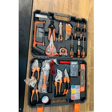 Alman 105 Parça Özel Alışım Çelik Garaj Aracı Mekanik El Aletleri Seti Otomobil Araç Kombo Seti