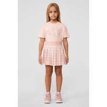 Tyess Bg Store Kız Çocuk Desenli Etek