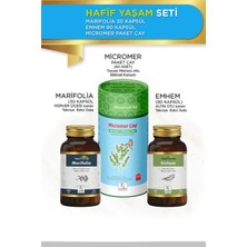 Hekimzade Hafif Yaşam Seti - Micromer Çay & Emhem 90 Kapsül & Marifolia 30 Kapsül