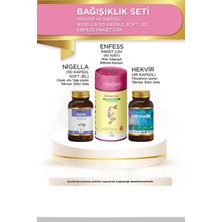 Hekimzade Bağışıklıık Seti - Hekvir 45 Kapsül & Nigella & Enfess Paket Çay