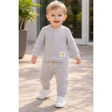 Minitex Waffle Kumaş Mevsimlik Bebe Takım