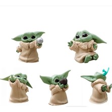 Eco Lounge Mini Baby Yoda Figür 6 Adet