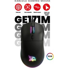 Gameagle GE171M Rgb Makrolu 7200DPI Kablolu Oyuncu Mouse