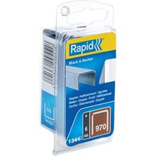 Storemax Zımba Teli Tip 970, 6 mm Zımba, 1.344 Adet, & Decker El ve Elektrikli Zımba Makineleri Için Düz Tel Kıskaçlar