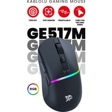 Gameagle GE517M RGB Makrolu 7200DPI Kablolu Oyuncu Mouse