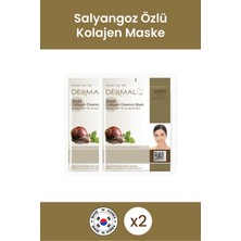 Dermal Yenileyici, Besleyici ve Nemlendirici Salyangoz Özlü Kollajen Maske Seti 2 Adet