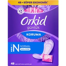 Orkid Günlük Ped Günlük Koruma Dev Ekonomi Paketi 48 Ped (Tekli Paketlerde)