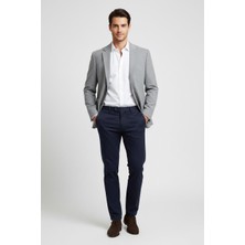 Uki Indigo Mono Yaka Klasik Ceket