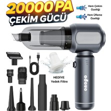 Onopo Power 20000PA 3’ü 1 Arada Şarjlı El Süpürgesi – Yüksek Emiş Gücü, Uzun Çalışma Süresi
