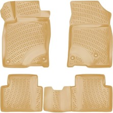 Rizline Honda Civic 2016-2020 3D Havuzlu Paspas - BEJ