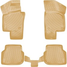 Rizline Volkswagen Jetta 2011+ 3D Havuzlu Paspas - BEJ