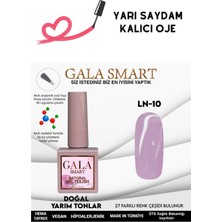 Gala Smart Yarı Saydam Jel Görünümlü Kalıcı Oje LN10