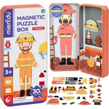 Mieredu Taşınabilir Manyetik Puzzle Kutusu - Itfaiyeci