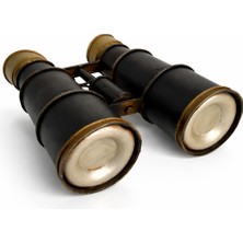 Hediyemio Dekoratif Metal Dürbün – Nostaljik Denizcilik & Keşif Temalı Masa ve Raf Dekoru