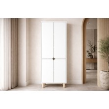 VM VERTEX MOBİLYA Padova Portmanto Vestiyer Ayakkabılık 4 Kapaklı