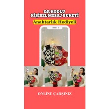 Online Çarşınız Sevgililer Günü Hediyesi | Senden Önce – Senden Sonra C2 Seviye Qr Kodlu Kişisel Mesaj Buketi