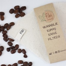 Fibi Natural %100 Ham Pamuk Yıkanabilir Kahve Filtresi