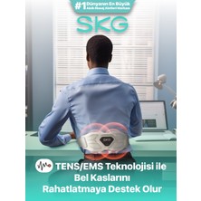 SKG W9 Pro TENS-EMS Akıllı Taşınabilir Bel ve Sırt Masaj Aleti/Robotu | Mobil APP, Isı Terapisi-Termoterapi