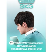 SKG 4356E Özel Isı Terapisi-Termoterapi TENS EMS Frekans Destekli Boyun Masaj Aleti, Taşınabilir