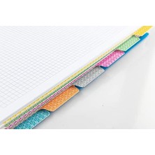 Storemax Capricorn Neon Serisi, A4, 7 Konulu (5 Kareli, 2 Çizgili) 210 Yaprak Pp Kapaklı Spiralli Defter, Pembe