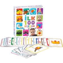 Storemax Eğitici Hafıza Kartları Ilk 100 Sözcük Kelime Zeka Kartları - Bebekler Için Resimli Ilk 100 Kelimeler