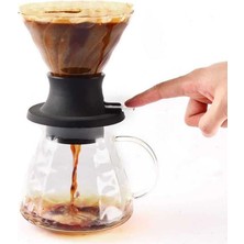 Storemax Cam Kahve Dripper Kahve Damlatıcı Demleme Aleti, 200 ml