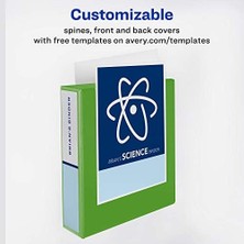 Storemax Ağır Hizmet Tipi Görünüm 3 Halka Bağlayıcı, 5 "tek Dokunuşla Ezd Halka, 8.5" x 11" Kağıt Tutar, 1 Chartreuse Bağlayıcı (79815)