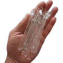 Storemax Ev Ofis Işyerinde Kullanımlık Kutulu 15 Adet Kahve,çay Kaşıkları, Cam Karıştırma Çubuk, Kahve Karıştırıcıları, Buzlu Çay Kaşığı, Çay, Baharat Şeker,hediyelik Için Cam Karıştırma Kaşığı 4,33INCH 11CM