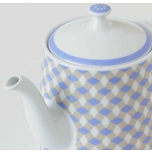 PremiumPort Çok Renkli Desenli Çay Demliği 0,8 Lt, Şık ve Kullanışlı Tasarım