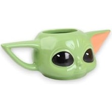 Storemax Sevimli 3D Baby Yoda Seramik Özel Kupa Yoda Kupa 300 ml